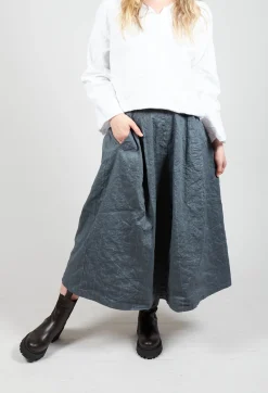 Jleana Skirt in Zinc Stripe