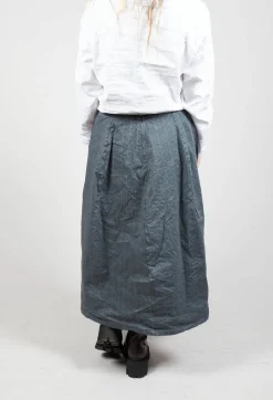 Jleana Skirt in Zinc Stripe