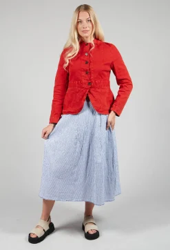 Jola Skirt in Blue Stripes