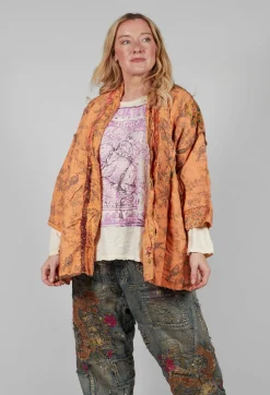 Julian Floral Kimono in Marmalade