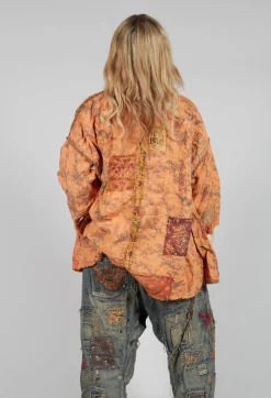 Julian Floral Kimono in Marmalade