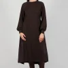 Jumper Dress with Contrasting Back in Java