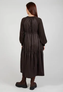 Jumper Dress with Contrasting Back in Java