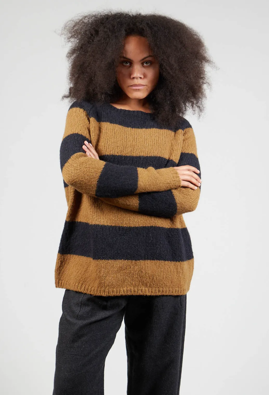 Jumper in Tobacco Black