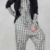 Jumpsuit in Black Print