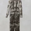 Jumpsuit in Brown Print
