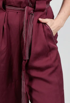 Jumpsuit in Burgundy