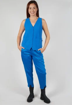 Junai Vest in Cobalt