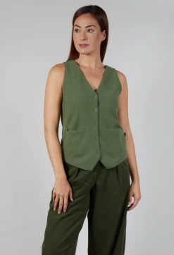 Junai Vest in Khaki