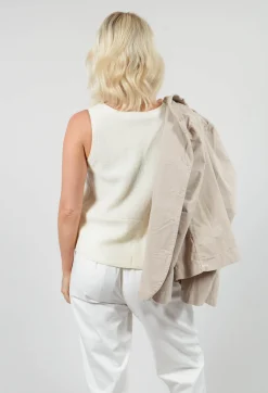 Junai Vest in Undyed