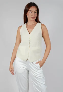 Junai Vest in Undyed