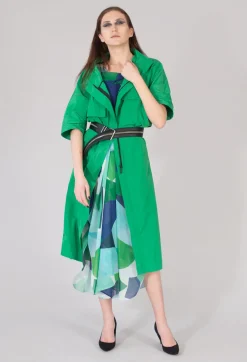 Kama Trench in Bright Green