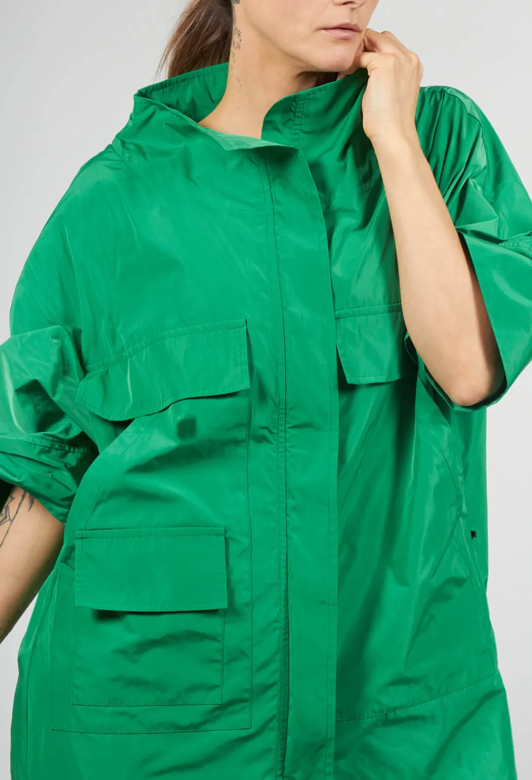 Kama Trench in Bright Green
