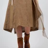 Kandy Wedge in Suede Spice