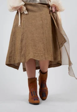 Kandy Wedge in Suede Spice