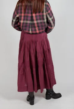Keiko Skirt in Wine