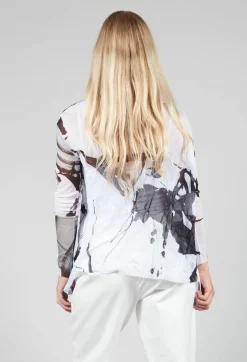 KEKS Shirt in Black White Colourful