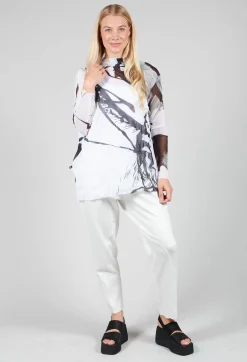KEKS Shirt in Black White Colourful