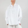 Keyhole shirt in White