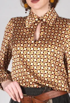 Kikkidea Blouse in Nando Black
