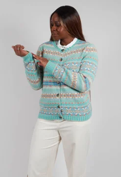 Kinross Cardigan in Opal
