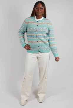 Kinross Cardigan in Opal