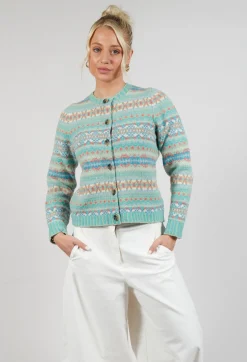 Kinross Cardigan in Opal