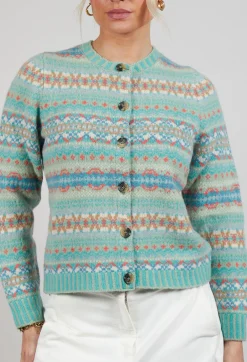 Kinross Cardigan in Opal