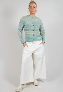 Kinross Cardigan in Opal