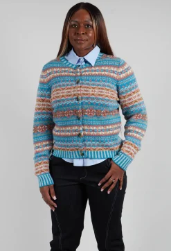 Kinross Cardigan in Topaz