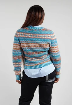 Kinross Cardigan in Topaz