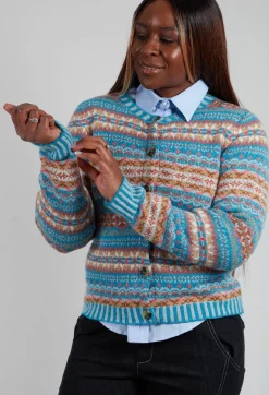 Kinross Cardigan in Topaz