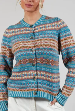 Kinross Cardigan in Topaz