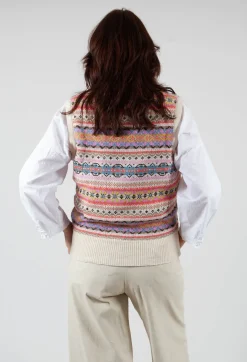 Kinross Waistcoat in Coral