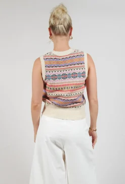 Kinross Waistcoat in Coral