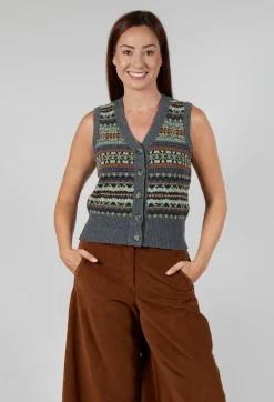 Kinross Waistcoat in Garnet