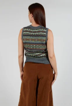 Kinross Waistcoat in Garnet