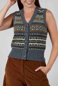 Kinross Waistcoat in Garnet