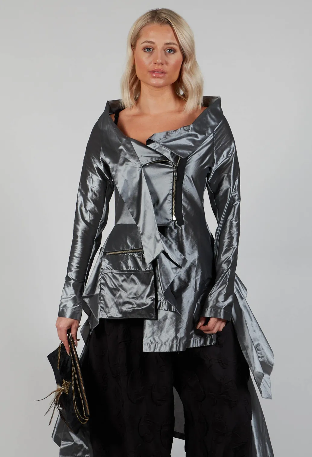 Klas Jacket in Silver