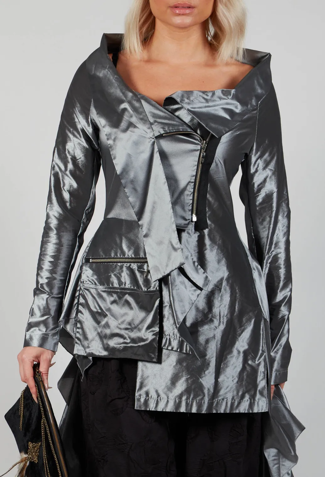 Klas Jacket in Silver