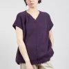 Klori Gilet in Plum