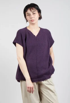 Klori Gilet in Plum