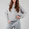 Knitted Box Jumper in Light Grey