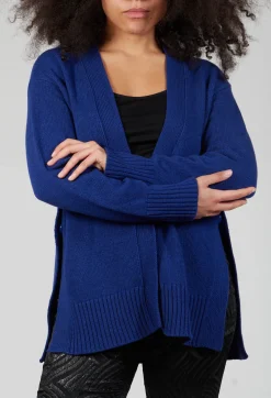 Knitted Cardigan in Cobalto Cobalt