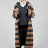 Knitted Coat in Grigio Naturale