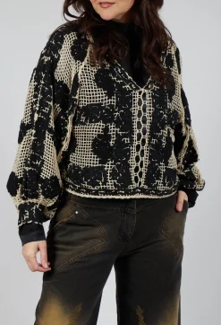Knitted Dreami Jumper in Black