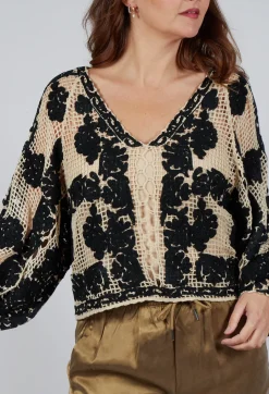 Knitted Dreami Jumper in Black