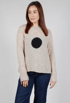 Knitted Jumper in Sand Nero