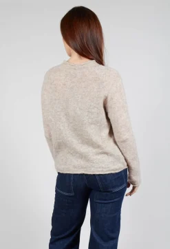 Knitted Jumper in Sand Nero