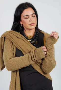 Knitted Nayavu Jumper in Bronze